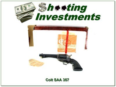 Colt Single Action Army SAA 357 Mag Case Color Blued 5.5” Revolver LNIB - Image 1 of 4