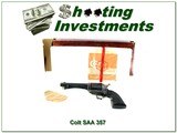 Colt Single Action Army SAA 357 Mag Case Color Blued 5.5” Revolver LNIB - Image 1 of 4