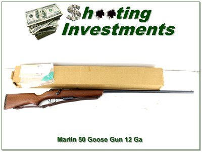 Marlin Model 55 Goose Gun 12 Ga Shotgun 3” 36” F NIB Unfired Rare - Image 1 of 4