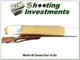 Marlin Model 55 Goose Gun 12 Ga Shotgun 3” 36” F NIB Unfired Rare - Image 1 of 4