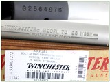 Winchester Model 70 Coyote 25 WSSM Laminate Stainless LNIB w Extras and Scope - Image 4 of 4