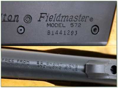 Remington Fieldmaster Model 572 Maple 22 LR 1 of 444 1993 Unfired - Image 4 of 4