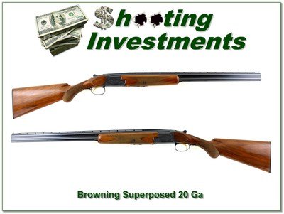Browning Superposed 20 Ga Belgium RKLT 26” IC / M 1960 Excellent - Image 1 of 4