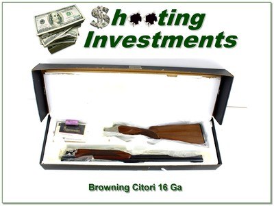 Browning Citori White Lightning 16 Ga 26” Invector Shotgun NNIB Excellent - Image 1 of 4