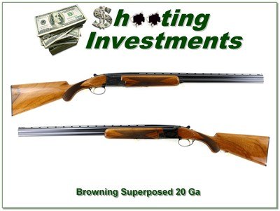 Browning Superposed 20 Ga Belgium RKLT 26” IC / M 1965 Excellent - Image 1 of 4