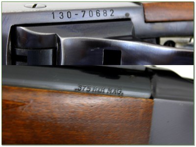 Ruger No. 3 375 H&H 24” Rifle w Rings and Weatherby Scope 1979 Excellent - Image 4 of 4