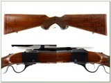 Ruger No. 3 375 H&H 24” Rifle w Rings and Weatherby Scope 1979 Excellent - Image 2 of 4
