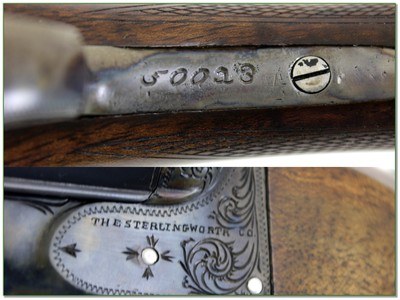 A.H. Fox Sterlingworth (Wayne Junction) SXS 12 GA 28” Serial Number 23 - Image 4 of 4