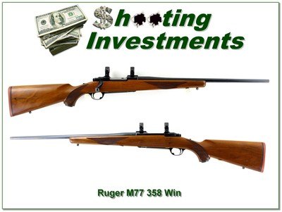 Ruger Model 77 M77 358 Win Mag 22” Rifle 1978 Rare Excellent - Image 1 of 4