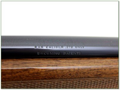 Browning BAR 270 Win Belgium 22” Rifle nice - Image 4 of 4