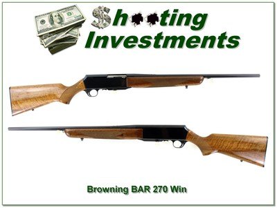Browning BAR 270 Win Belgium 22” Rifle nice - Image 1 of 4