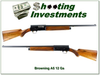 Browning A5 Light Twelve 12 Ga Belgium 26” IC 1965 Like New - Image 1 of 4