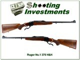 Ruger No. 1 Tropical 375 H&H Red Pad 24” Rifle 1980 Near New - Image 1 of 4