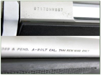 Browning A Bolt II 7mm Rem Mag Stainless Stalker 26” w BOSS Excellent - Image 4 of 4