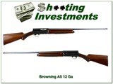 Browning A5 12 Ga Belgium Shotgun 30” F 1953 Excellent - Image 1 of 4