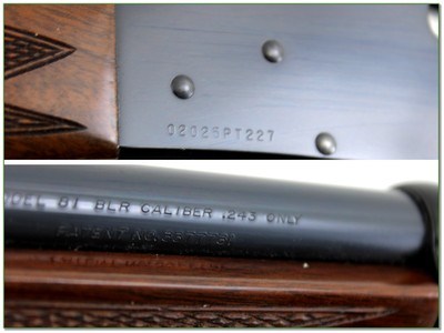 Browning Model 81 BLR 243 Win 20” Rifle w Rings - Image 4 of 4