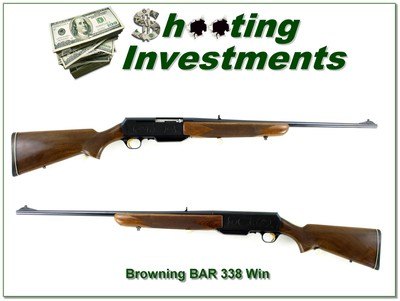 Browning BAR Grade II 338 Win Mag Belgium 24” Rifle 1972 - Image 1 of 4