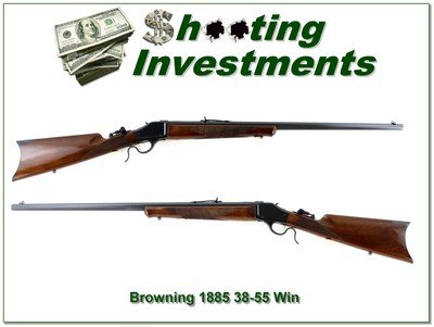Browning 1885 Traditional Hunter 38-55 Win 28” Octagonal Rifle Excellent - Image 1 of 4