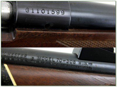 Winchester Model 70 308 Win 22” Rifle 1972 Made - Image 4 of 4