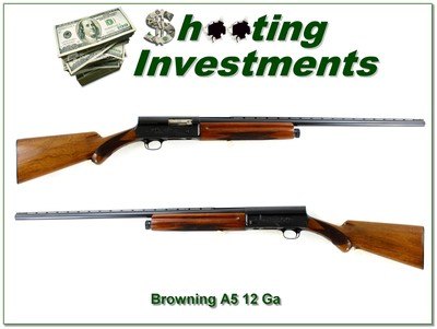 Browning A5 12 Ga Belgium 30” VR F Shotgun 1953 Appears Unfired - Image 1 of 4