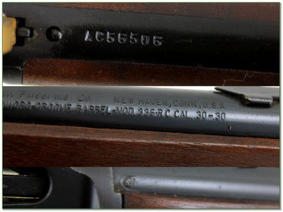 Marlin Model 336RC 30-30 Win JM Pre Safety 20” Rifle 1967 Excellent - Image 4 of 4