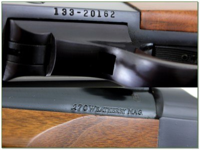Ruger No. 1 B 270 Weatherby Mag 26” Rifle w Rings 1994 Excellent - Image 4 of 4