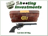 Colt SAA 45 LC 3rd Gen Blued Case Color 7.5” Revolver 1982 NIB - Image 1 of 4