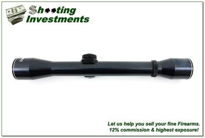 Vintage Weaver Challenger USA 4x Steel Rifle Scope w Duplex Reticle Excellent - Image 1 of 4