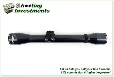 Vintage Weaver Challenger USA 4x Steel Rifle Scope w Duplex Reticle Excellent - Image 2 of 4