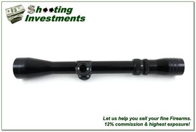 Vintage Redfield Widefield 3-9x Gloss Rifle Scope w Duplex Reticle and Covers - Image 3 of 4