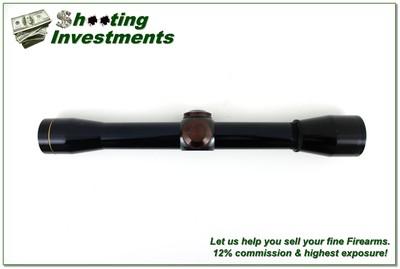 Leupold M8 4x Gloss Fixed Rifle Scope w Duplex Reticle Excellent - Image 2 of 4
