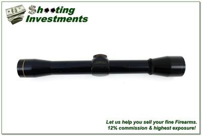 Leupold M8 4x Gloss Fixed Rifle Scope w Duplex Reticle Excellent - Image 1 of 4