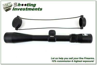 Nikon AR113 4-12x30mm Matte Rifle Scope w BDC Reticle and Covers Excellent - Image 1 of 4