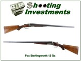 AH Fox Sterlingworth SXS 12 Ga Shotgun 28” Mod - Image 1 of 4
