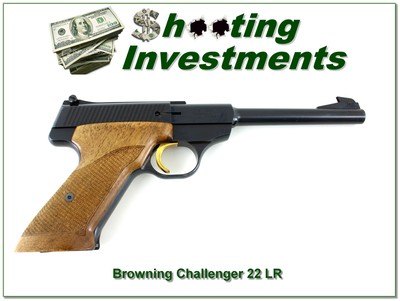 Browning Challenger 22 LR Belgium 6.75” Pistol 1969 Excellent - Image 1 of 4