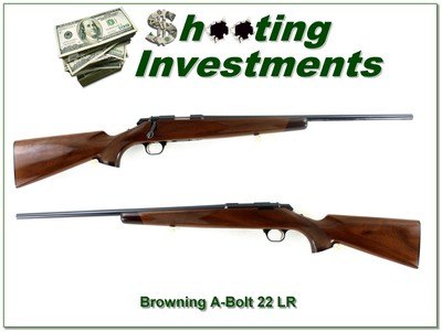 Browning A Bolt 22 22 LR 22” Rifle Excellent Rare - Image 1 of 4