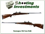 Remington 700 BDL 7mm RUM Enhanced Engraved 26” Rifle w Rings Excellent - Image 1 of 4