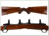 Ruger M77 7x57 Red Pad 22” Rifle w Rings 1980 Excellent Wood Figure Rare - Image 2 of 4