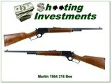 Marlin 1894CL 218 Bee JM Marked 22” Rifle Near New Excellent Wood - Image 1 of 4