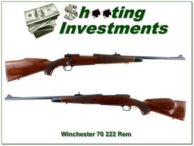Winchester Model 70 222 Rem Black Tip 22” 1979 Excellent - Image 1 of 4
