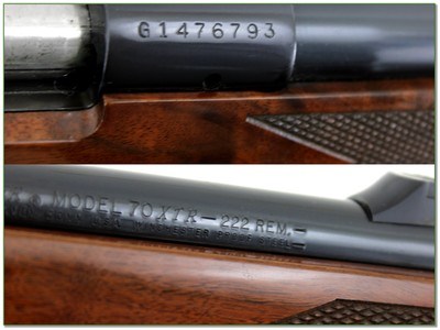 Winchester Model 70 222 Rem Black Tip 22” 1979 Excellent - Image 4 of 4