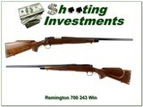 Remington 700 BDL Varmint Special 243 Win 24” HB 1988 Excellent - Image 1 of 4