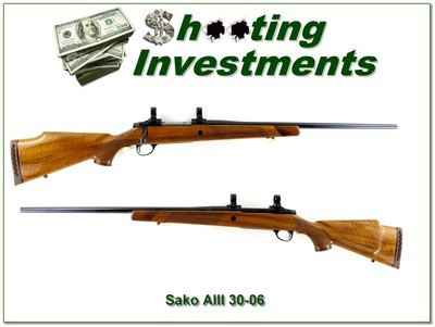 Sako AIII Deluxe 30-06 24.25” Rifle w Rings Like New Appears Unfired - Image 1 of 4