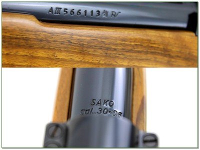 Sako AIII Deluxe 30-06 24.25” Rifle w Rings Like New Appears Unfired - Image 4 of 4