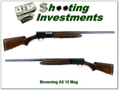 Browning A5 Magnum Twelve 12 Ga 3” 28” Invector Plus Shotgun - Image 1 of 4
