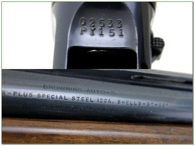 Browning A5 Magnum Twelve 12 Ga 3” 28” Invector Plus Shotgun - Image 4 of 4