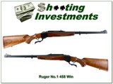 Ruger No. 1 Tropical 458 Win Mag Pre Warning 24” Rifle 1974 Excellent - Image 1 of 4