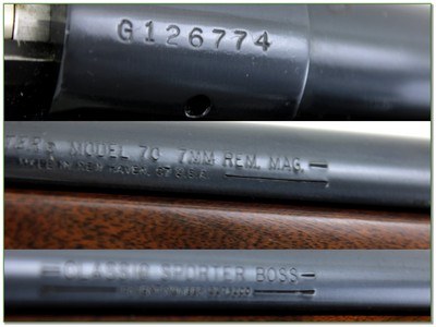 Winchester Model 70 Classic Sporter New Haven 7mm Rem with BOSS - Image 4 of 4