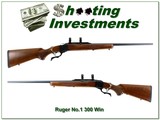 Ruger No. 1 B Standard 300 Win Mag 26” Rifle w Rings 2001 - Image 1 of 4