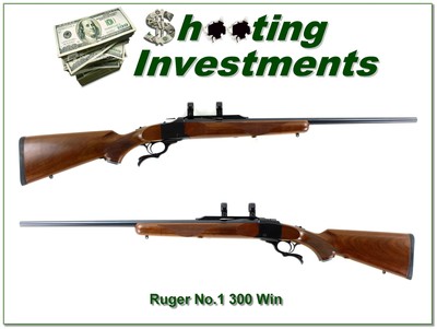 Ruger No. 1 B Standard 300 Win Mag 26” Rifle w Rings 2001 - Image 1 of 4